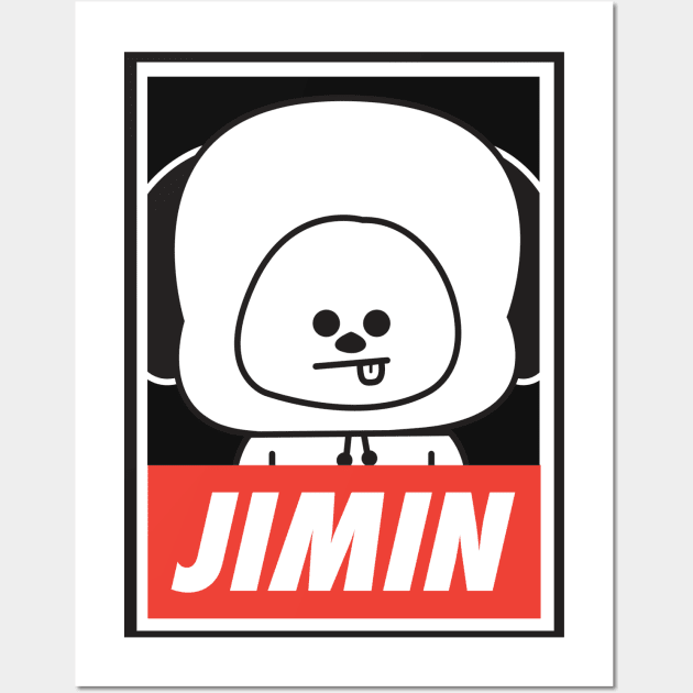 BT21 Jimin Wall Art by littleone527